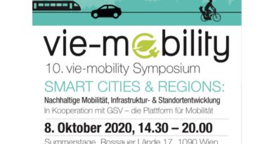 Einladung zur 10.vie-mobility am 8.10.2020
